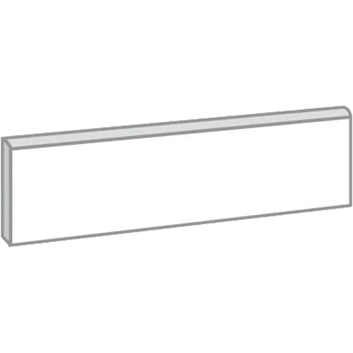 Catch Matte Single Bullnose 3" x 6" Porcelain Trim