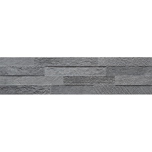 Connect 6" x 24" Coal Porcelain Tile