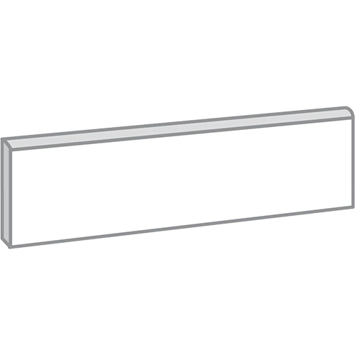 Sterlina II Matte Single Bullnose 3" x 12" Porcelain Trim