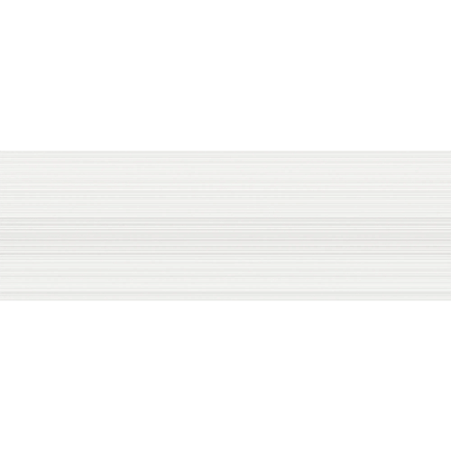 Vertigo White Linear 10" x 30" Porcelain Tile