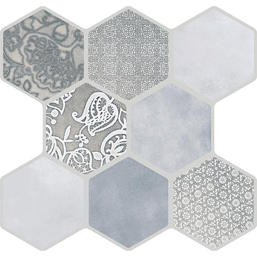 Virtue 18" x 18" Gray Porcelain Tile