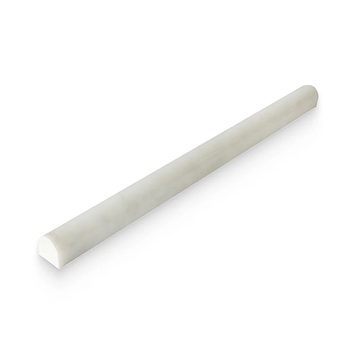 Bianco Bello 0.75" x 12" Bullnose Honed