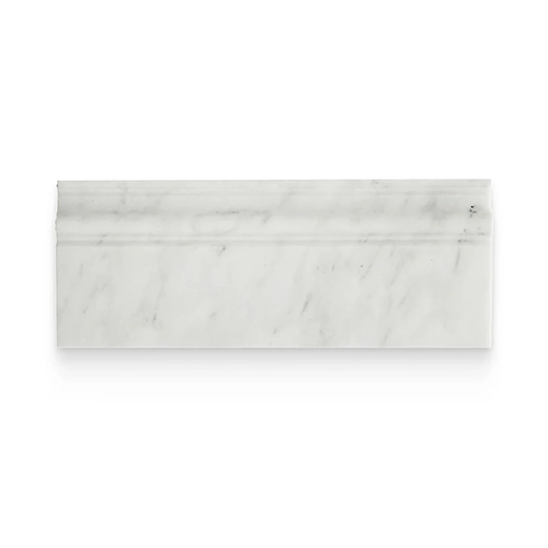 Bianco Bello 4" x 12" Baseboard Honed