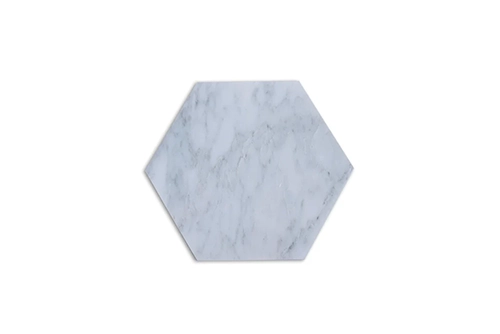 Bianco Bello 6" x 6" Hexagon Polished