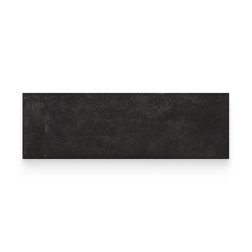 Country Black 2.5" x 8" Rectangle Glossy