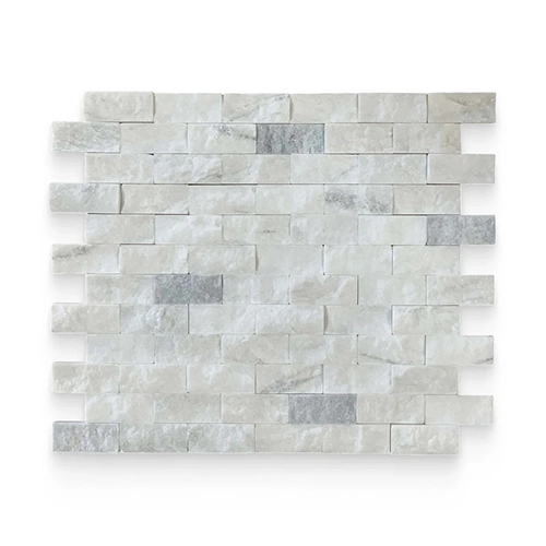 Daphne White Brick 1" x 2" Split Face