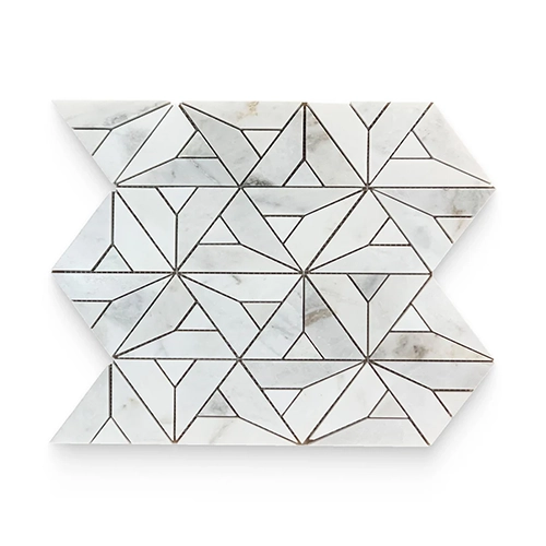 Daphne White Arrow Geometric Polished