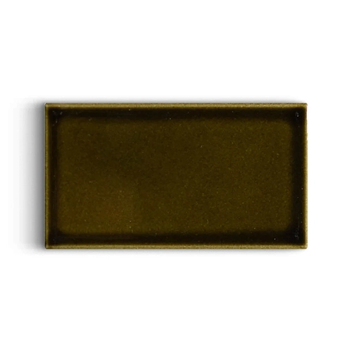 Koi Olive 2.5" x 4.25" Rectangle Glossy