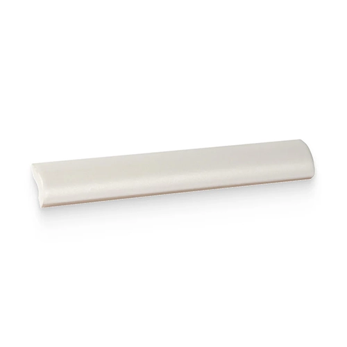 Magma White 1" x 8" Bullnose Glossy