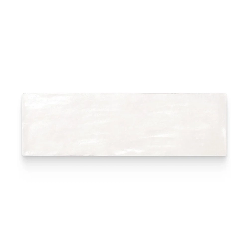 Magma White 2.5" x 8" Rectangle Glossy