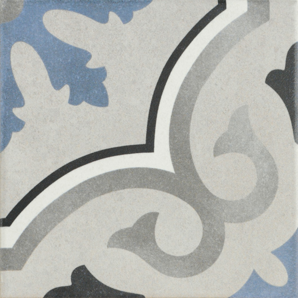 Porcelain tile in Fleur Lou Lou Matte 6x6