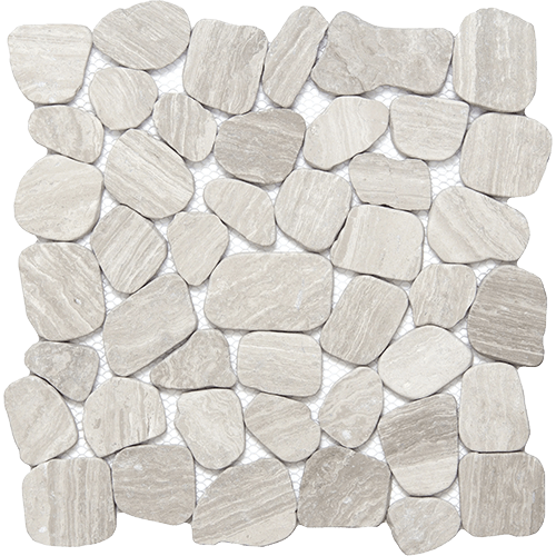 Cultura Pebble Cream Honed 12" x 12" Stone Tile