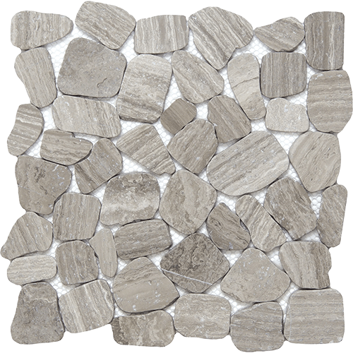 Cultura Pebble Gray Honed 12" x 12" Stone Tile