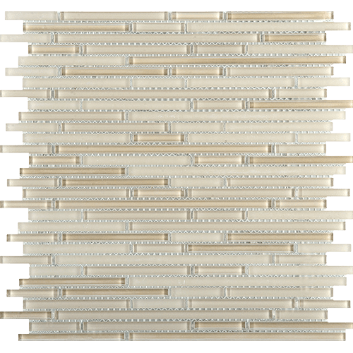 Infinity Natural Mosaic 12" x 12" Glass Tile