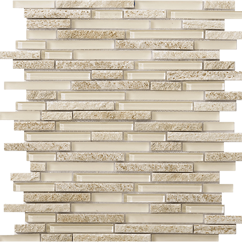 Lucente Servolo Linear 12" x 13" Glass Tile