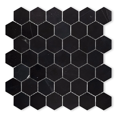 nsr-negro-marquina-hexagon-2-polished Negro Marquina - Hexagon 2" Polished