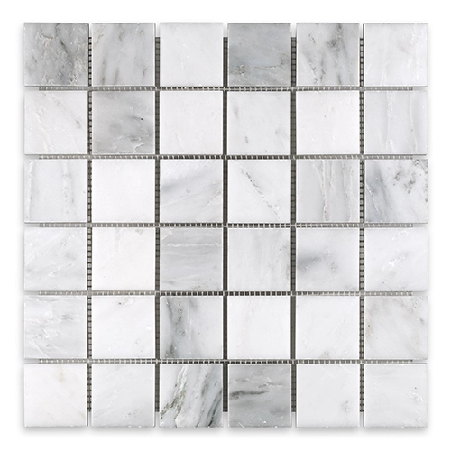 Oriental White - Square 2" Honed