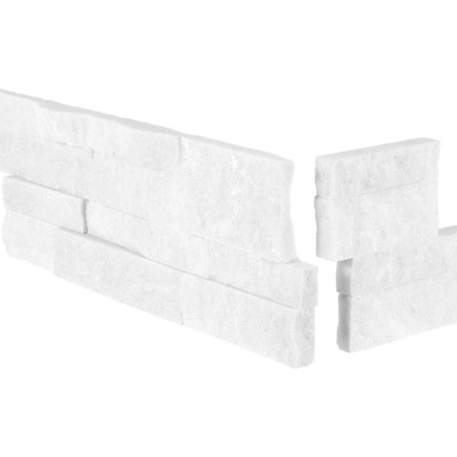 White Quartzite Natural - Dogear Corner