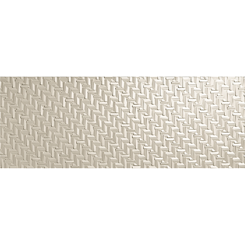 Ceramic tile in Mid-Town Reflex Champagne Satin 18x47
