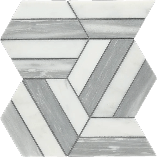 Prism Blanco Luna Honed Mesh Stone Tile