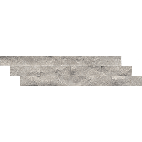 Structure Stacked Ledger Blue 6" x 24" Tile