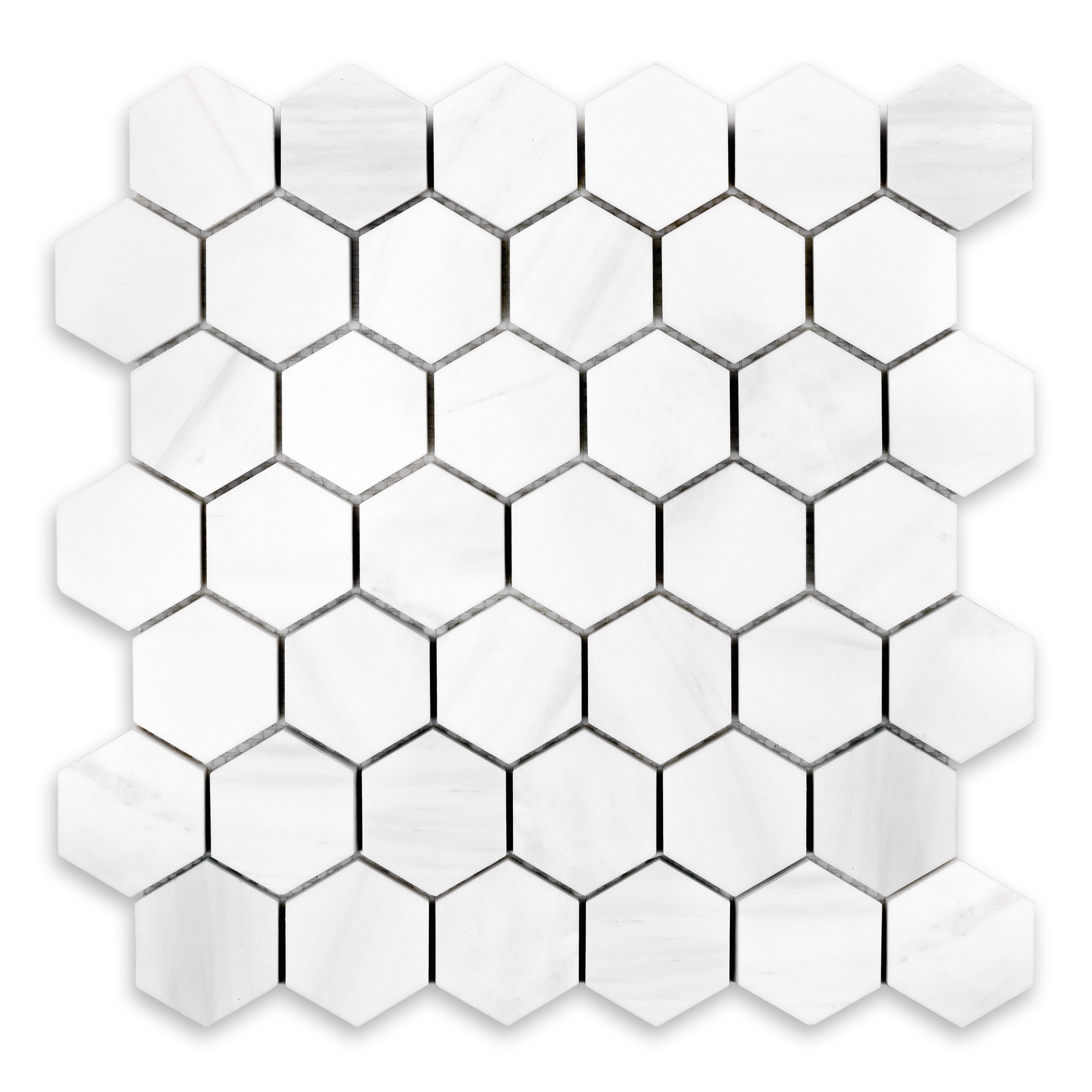Bianco Dolomite - Hexagon 2" Honed