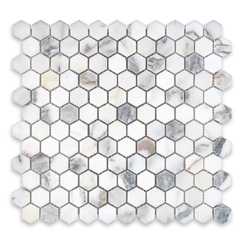 Calacatta Gold - Hexagon 1" Polished
