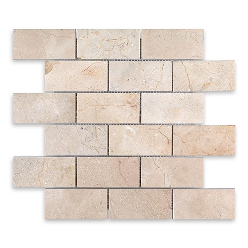 Crema Marfil - Brick 2" x 4" Polished