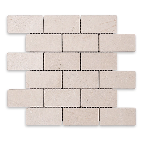 Crema Marfil - Brick 2" x 4" Tumbled