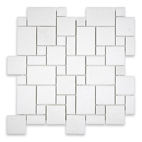 Thassos White - Mini Versailles Pattern Polished