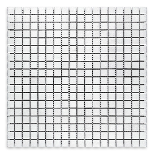 Thassos White - Square 5/8" Honed