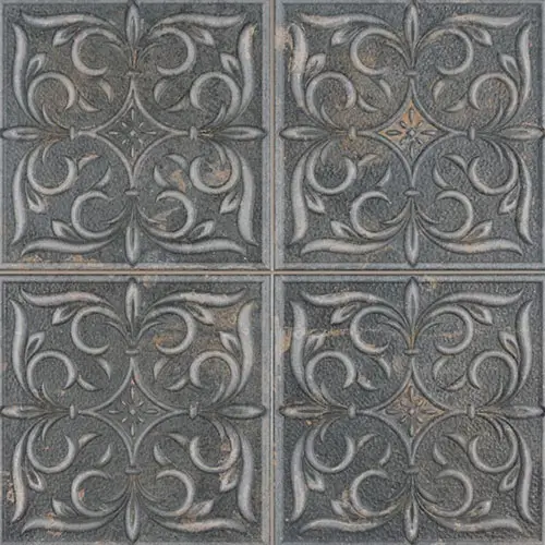 Antigua Lis Black 13" x 13"