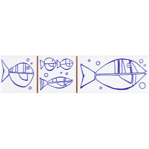 Captain Aquatico White 2" x 7-7/8" Ceramic Trim