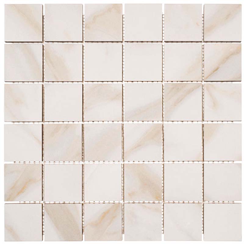 Porcelain Mosaic tile in Condal Gold 2x2 Mosaic