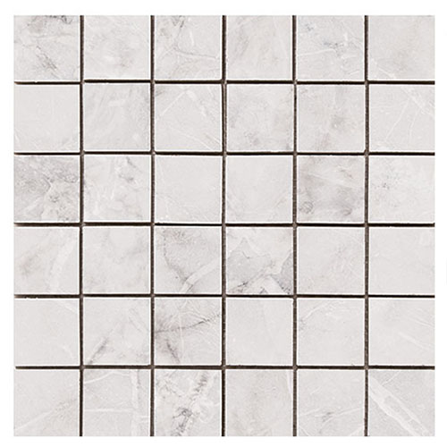 Porcelain Mosaic tile in Atlantis White 2x2 Mosaic