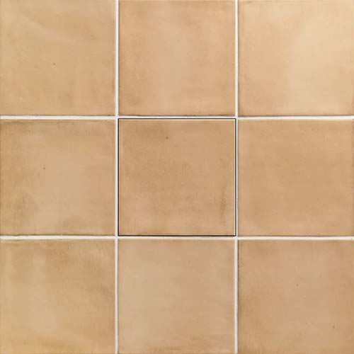 Clay Square 5" x 5" Sand Porcelain Tile