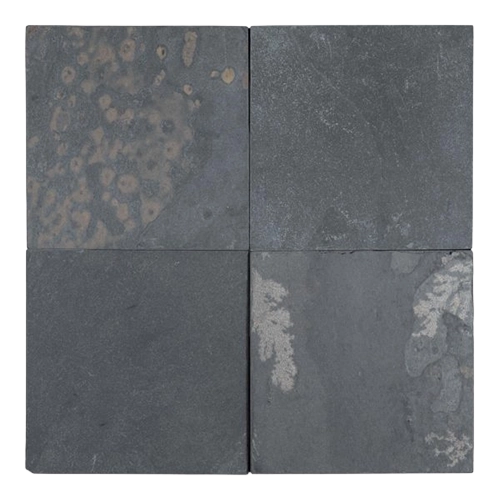 Black Slate (India) 6" x 6' Tumbled