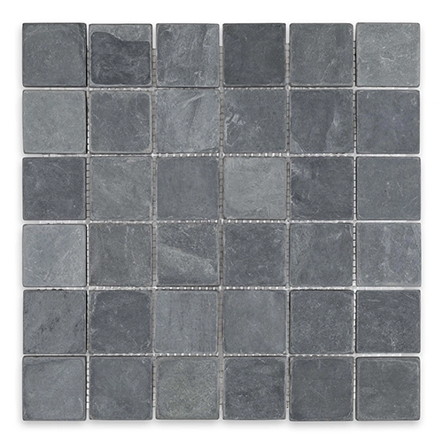 Black Slate (India) - Square 2" Tumbled