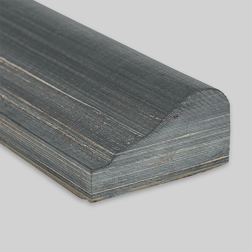 Black Slate (India) - Standard Chair Rail Honed