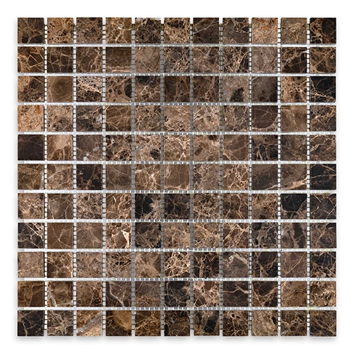 Emperador Dark - Square 1" Polished