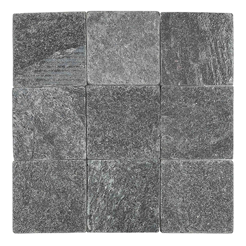 Ostrich Grey 4" x 4" Tumbled