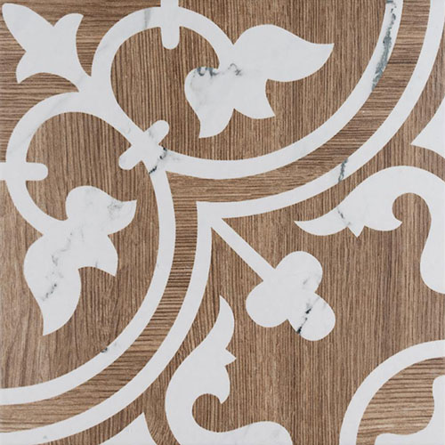 Llama Arte Loire Verso Noce 9-3/4"x9-3/4" Porc F/W Tile