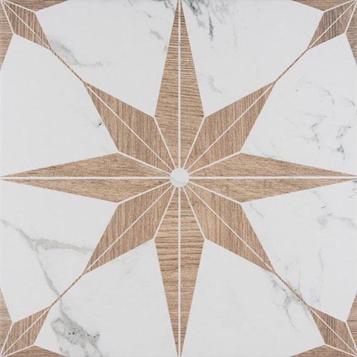 Llama Stella Loire Noce 9-3/4"x9-3/4" Porcelain F/W Tile