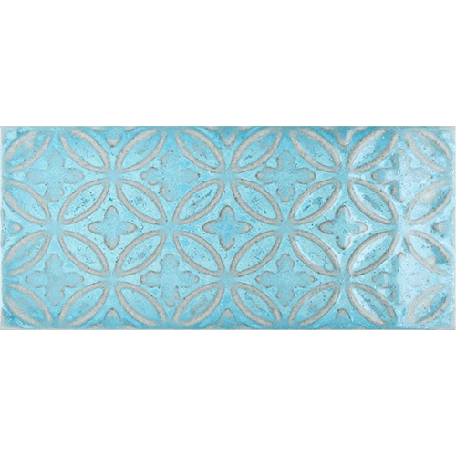 Zurbaran Aguamarina 4-1/2"x 8-7/8" Ceramic Wall Tile