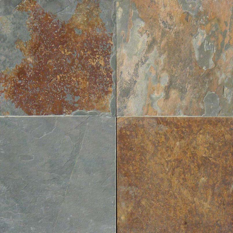 Slate tile in California Gold 12x12