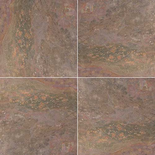 Quartzite tile in Copper 12x12