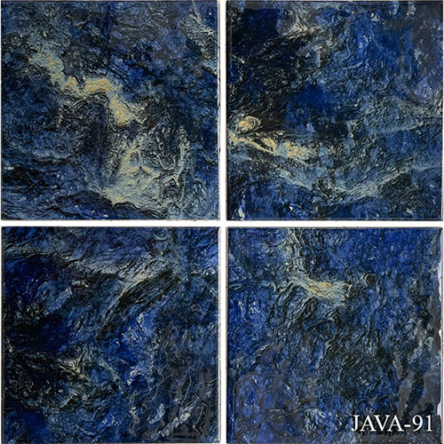 Java 6" x 6" Forest Blue Tile
