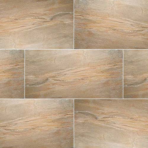Quartzite tile in Golden White 12x24