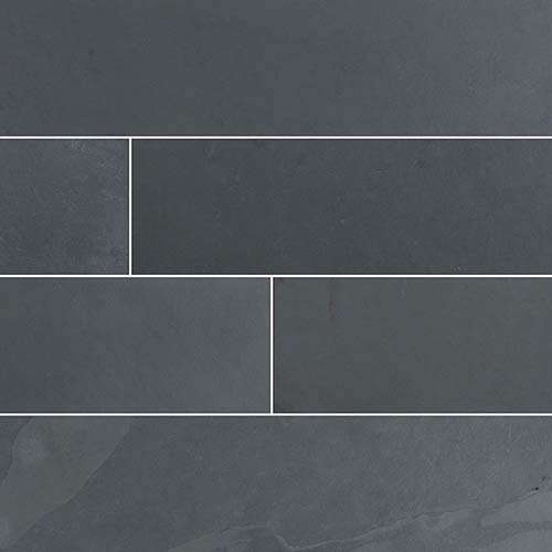 Slate tile in Montauk Blue 6x24
