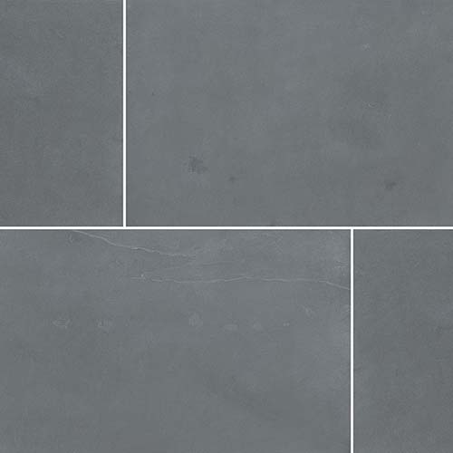 Slate tile in Montauk Blue 4x12